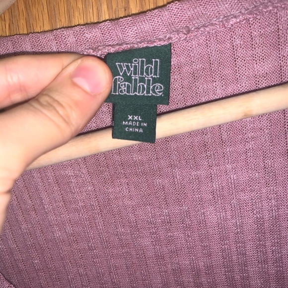 Pink Wild Fable Ribbed Top! - Picture 3 of 4